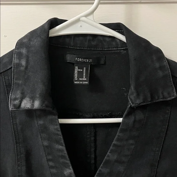 Black Short-Sleeve Button-Front Mini Dress - Picture 2 of 5